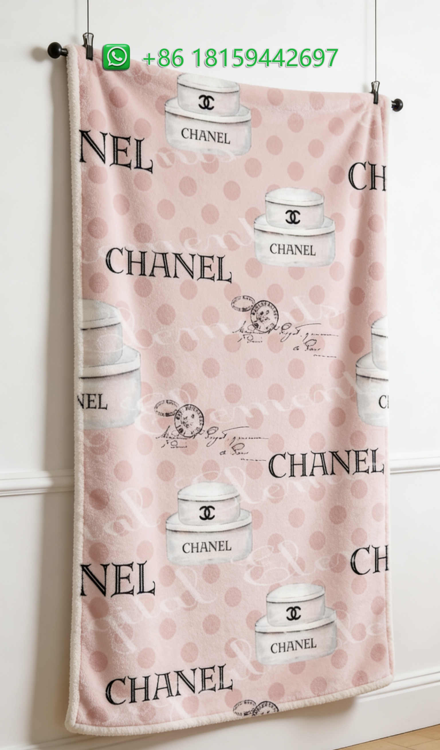 Chanel Throw Blankets